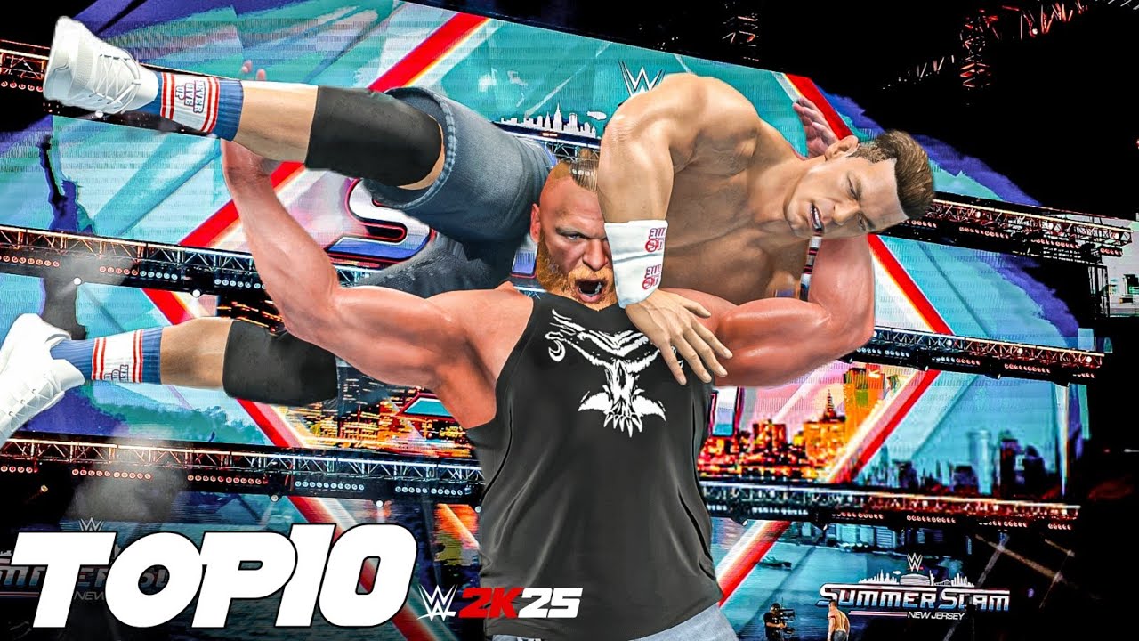 WWE 2K25: 10 лучших моментов с WWE Summerslam 2025