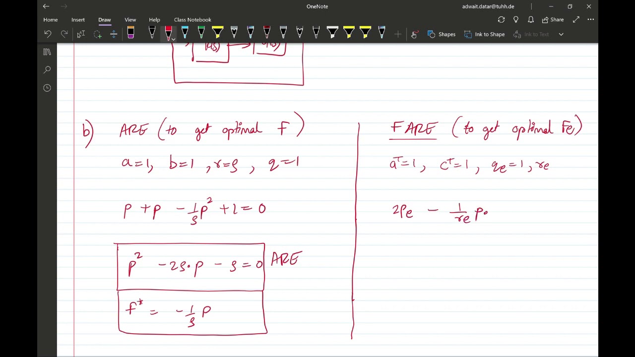 Problem 9.2: LQG control on a toy example
