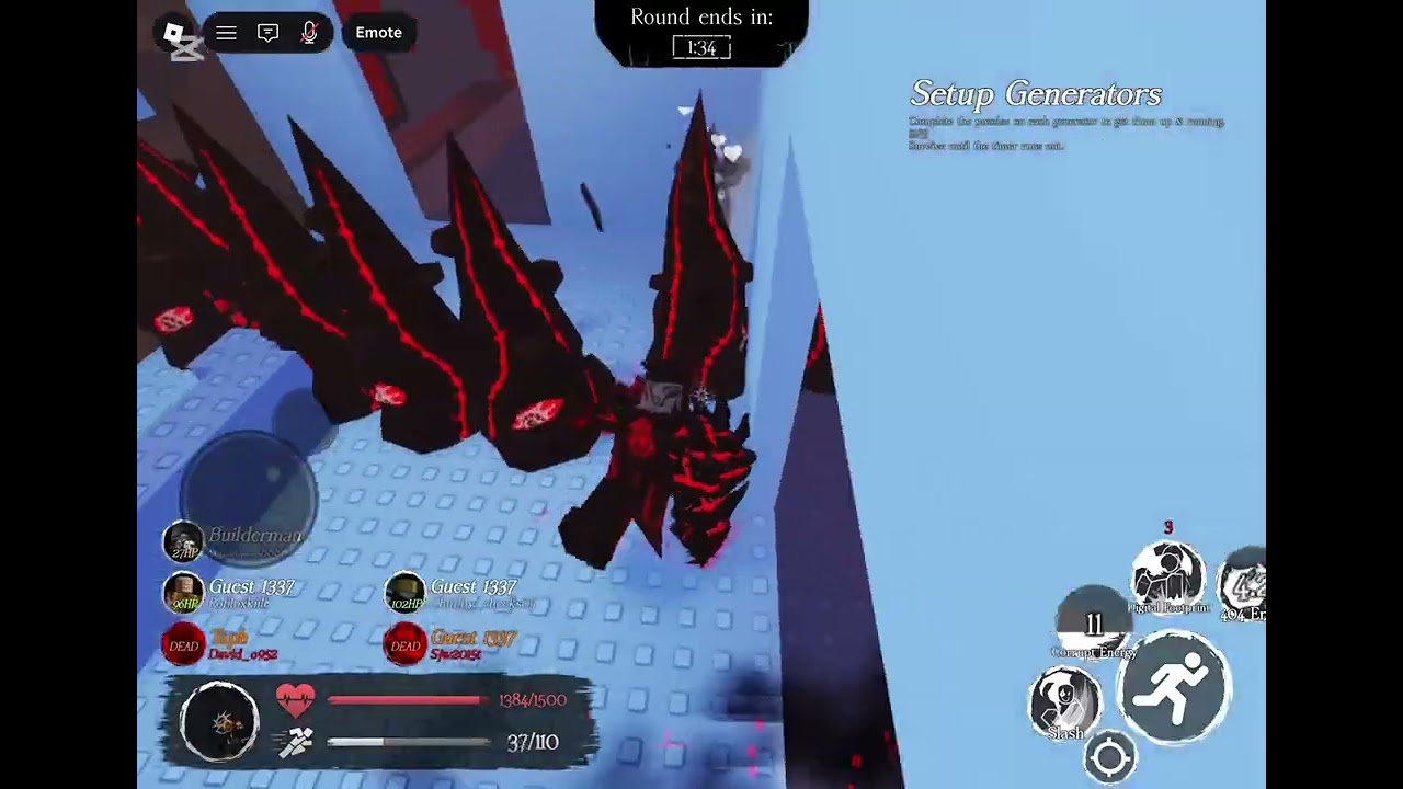 Playing as killer in Roblox Forsaken but I have bad wifi.  #Roblox #Forsaken 