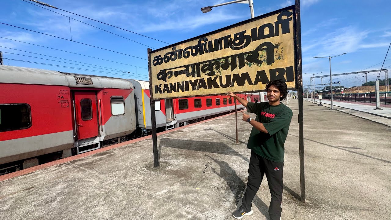 WE SPENT 2 DAYS IN KANYAKUMARI || DELHI TO RAMESWARAM TOUR BY TRAIN #61 VLOG
