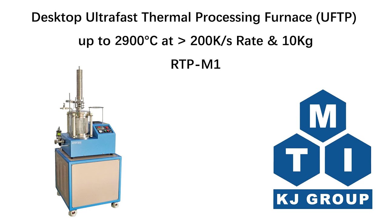 Desktop Ultrafast Thermal Processing Furnace (UFTP) up to 2900&deg;C  & 10Kg -RTP-M1