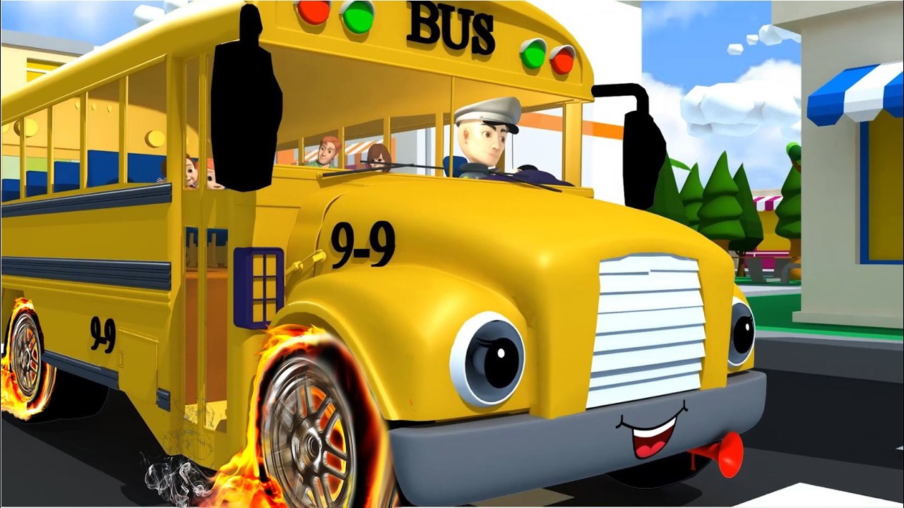 The Tires on the Bus 🚌 | 24 Minute Loop | Kids Joy Nursery Rhymes