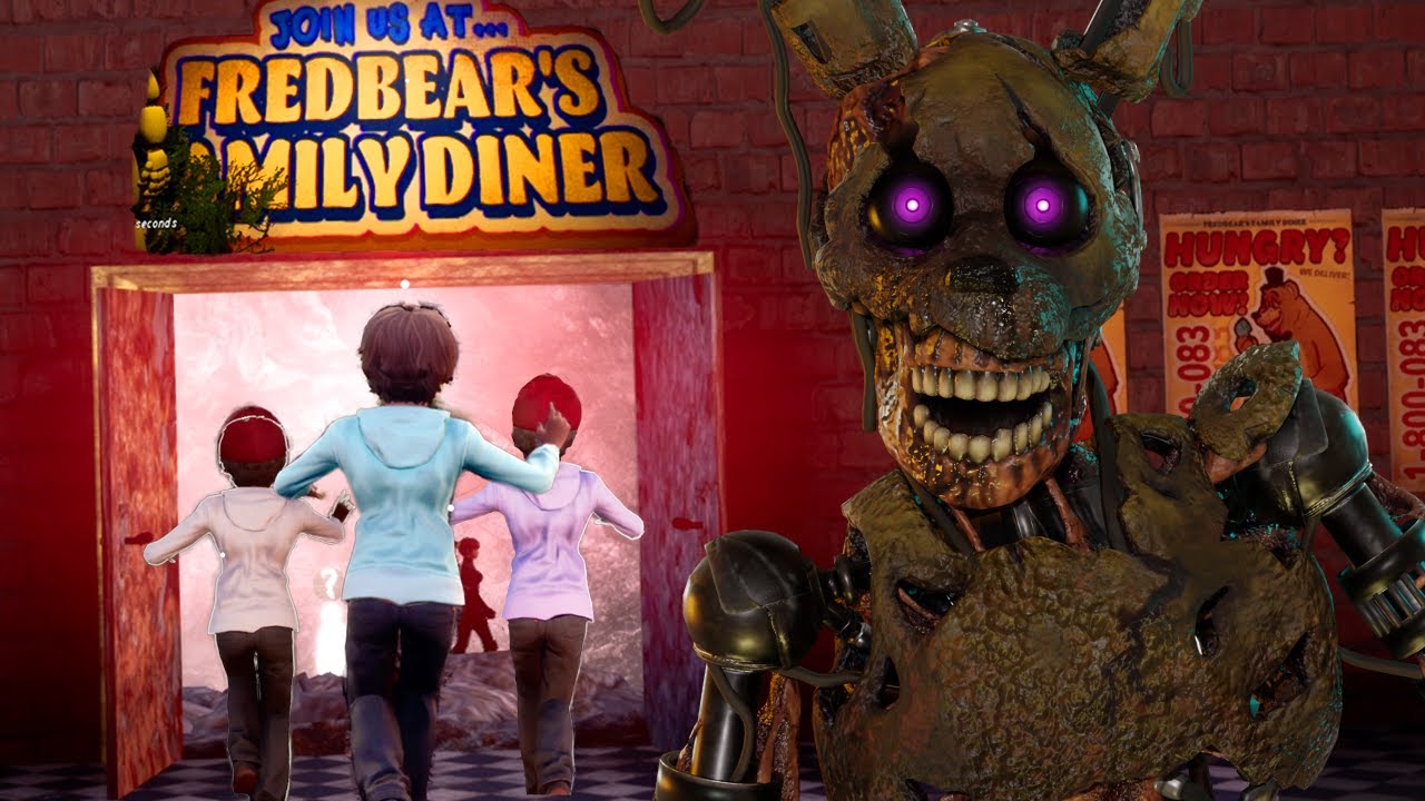 *NEW* PLAYING AS BURNTRAP IN FREDBEARS DINER.. - FNAF Killer in Purple Remastered