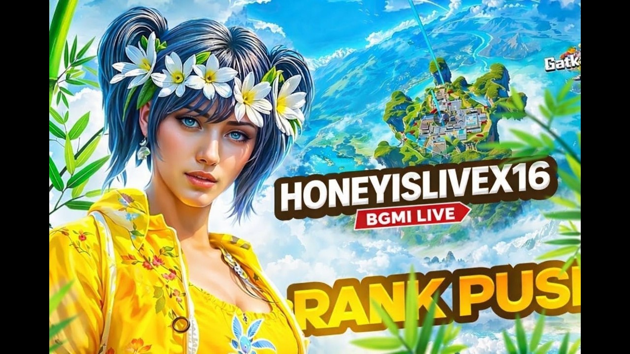 🔴  60 FPS  BGMI LIVE | Intense Rank Push 😈 M762 Power Gameplay  #honeyislivex16