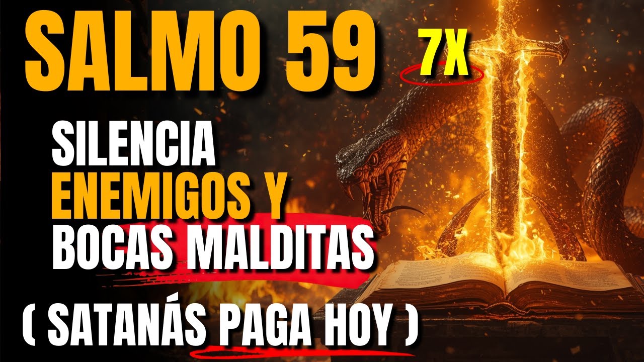 🔥 Dios acaba de revelar: Salmo 59: SILENCIA Enemigos, Vecinos Envidiosos y Toda Boca Maldita EN 24H