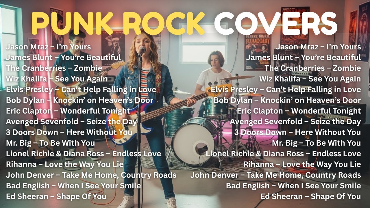 Best Punk Rock Covers of All-Time Hits🤘🔥