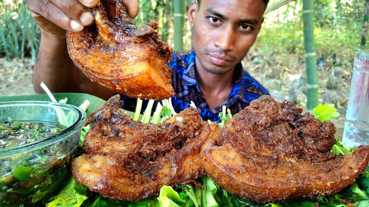 😱KFC-CRISPY PORK WITH SPICY CHATNI EATING SHOW | MUKBANG ||