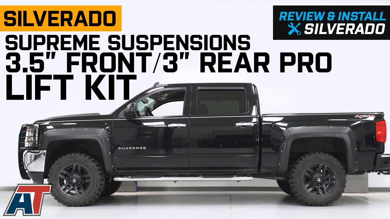 2007-2018 Siverado 1500 Supreme Suspensions 3.5 in. Front / 3 in. Rear Pro Lift Kit Review & Install