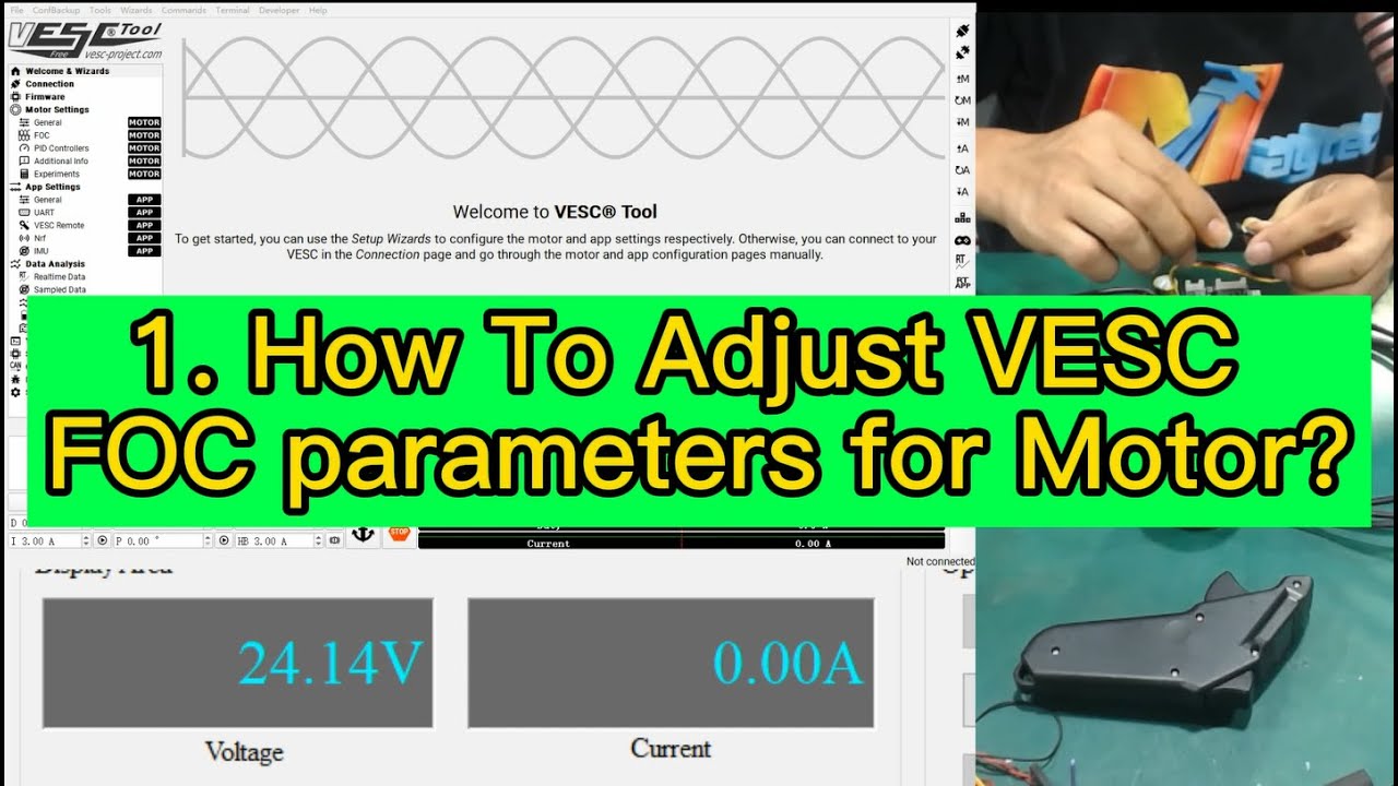 How to Adjust VESC Parameters for Motor? MTO6374-WPC Motor and MTSPF60100 VESC100A