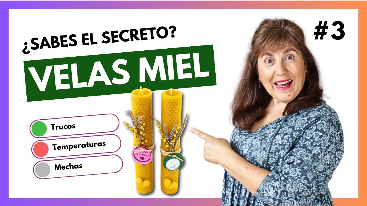 ¿Cómo Hacer VELAS de CERA DE ABEJA en Casa? 🐝 Guía DEFINITIVA (Curso Velas #3)