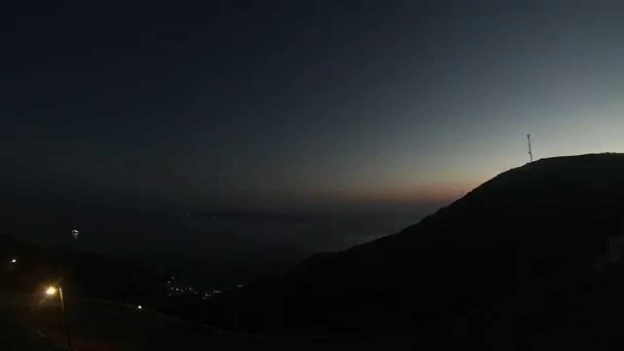Timelapse susnet. Ysternia, Tinos, Greece