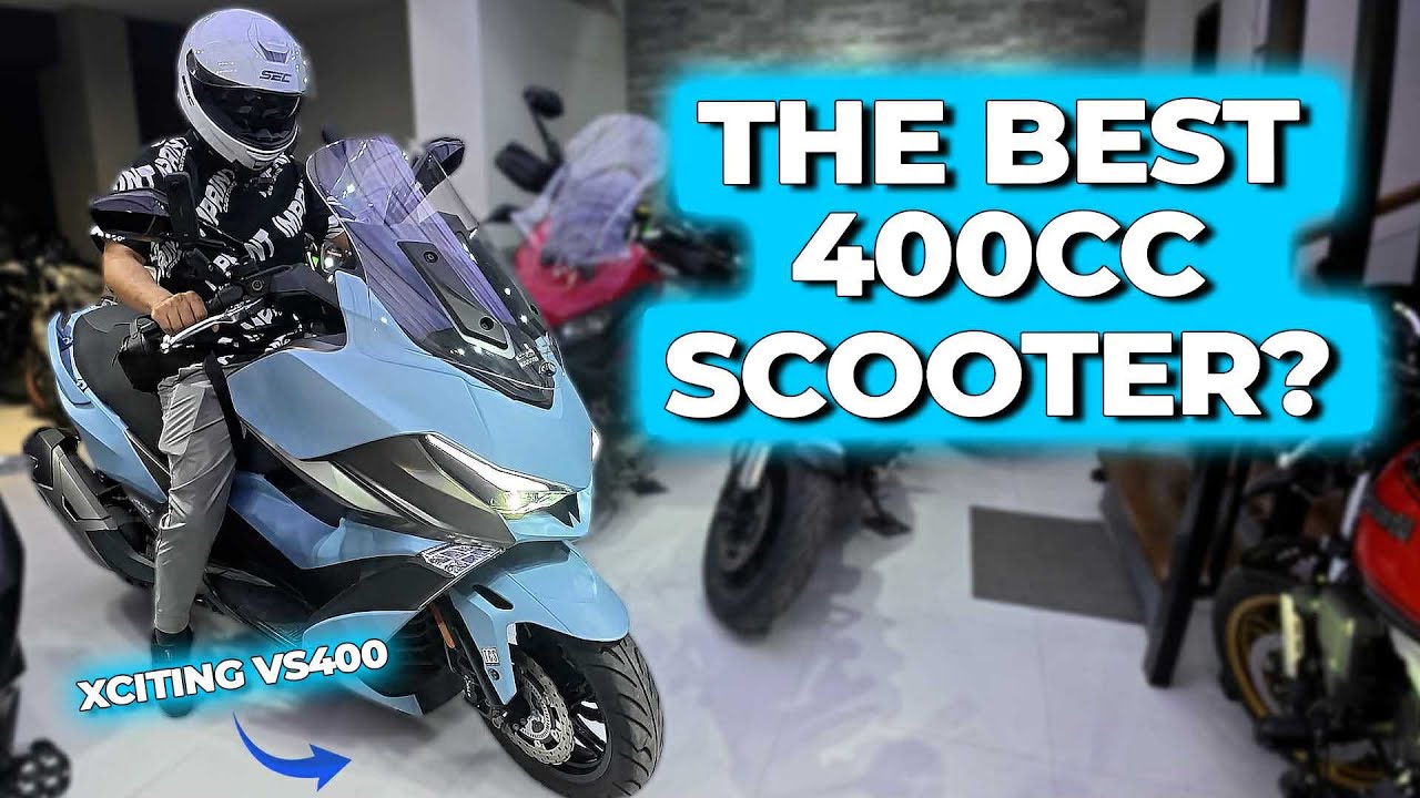 Kymco Xciting VS400 1st Ride with BackRide Review