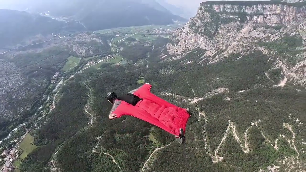Monte Brento wingsuit base-jump