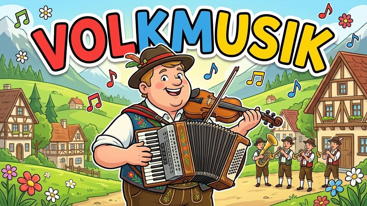 German Alps Festival 🎵 Polka, Waltz & Traditional Brass Band Joy | Authentic Bavarian Volkmusik