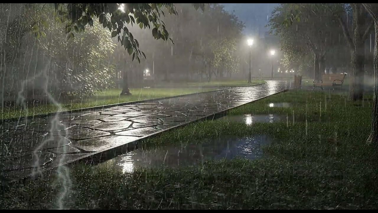 ⛈️ Fall Asleep Immediately 🌧 Heavy Rain & Thunder Noise