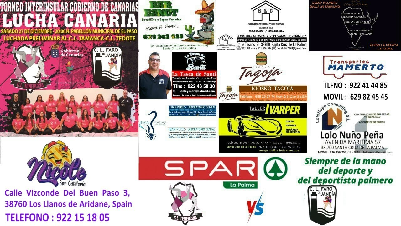 DIRECTO | CL. TENERCINA LA PALMA - CL. FARO JANDIA - 5ª JOR. TORNEO INTERINSULAR GOBIERNO CANARIAS