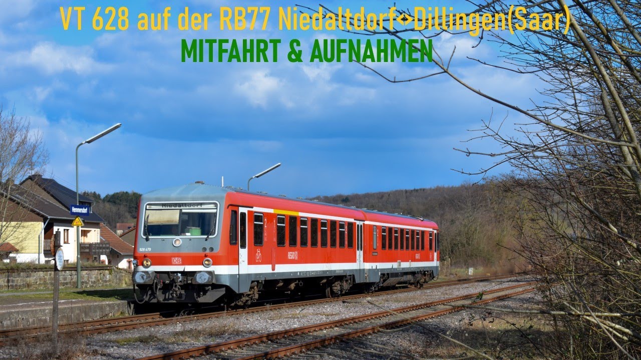 VT 628 im Niedtal - Mitfahrt und Aufnahmen | Die Altbaufans