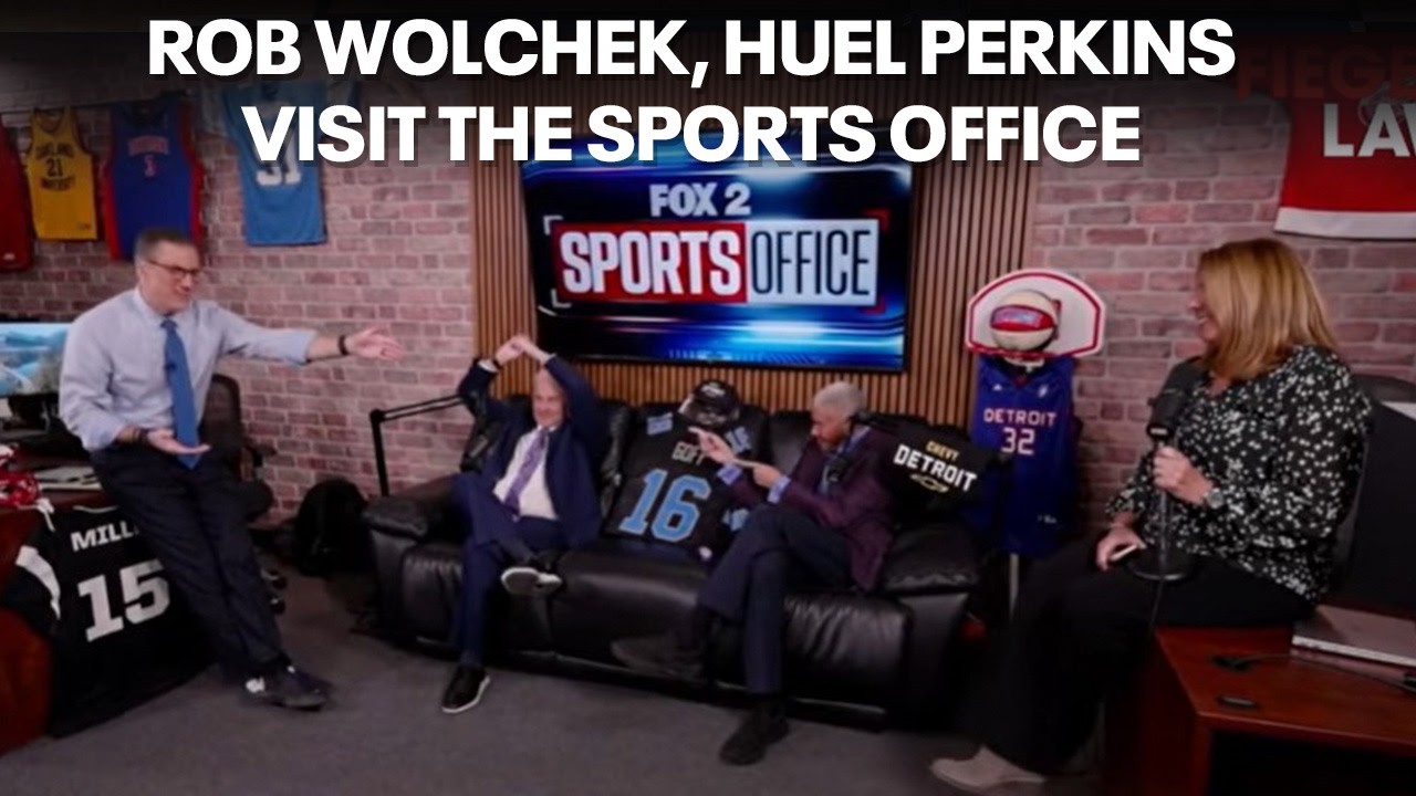 FOX 2 legends Rob Wolchek and Huel Perkins on The Sports Office