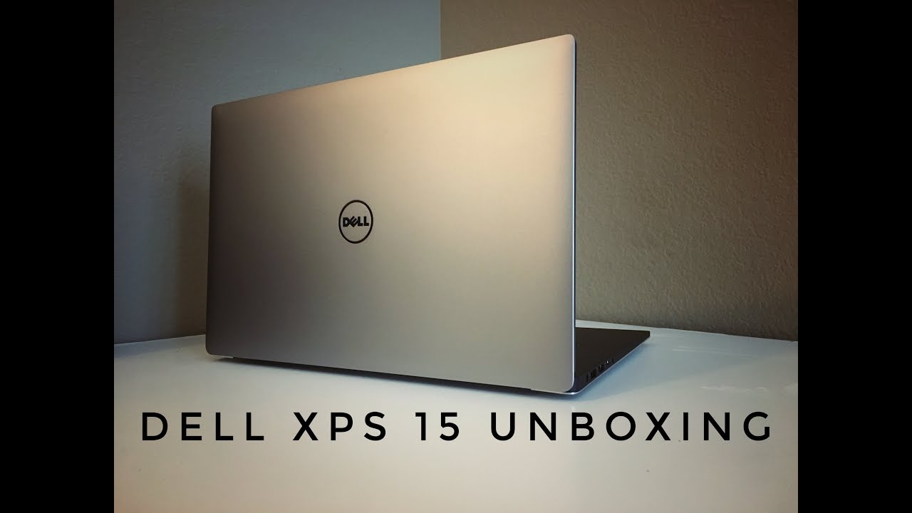 Dell XPS 15 (9560) - Unboxing