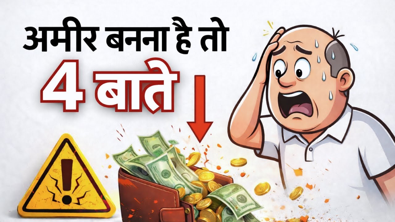 अमीर बनना है? तो ये 4 बातें अभी समझ लो! 💰🔥 || Powerful Motivation Video #successmindset #motivation