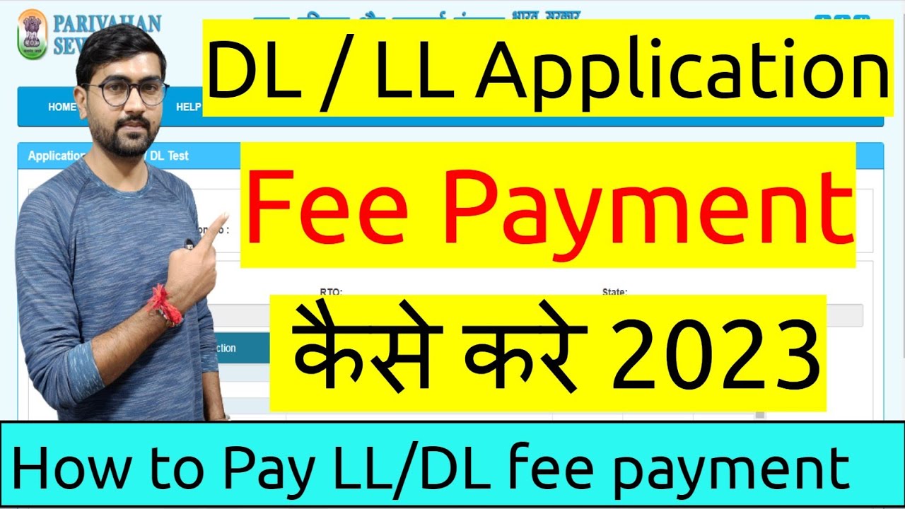 Learning licence fee payment pending | driving licence fees payment online | DL/LL fee Payment