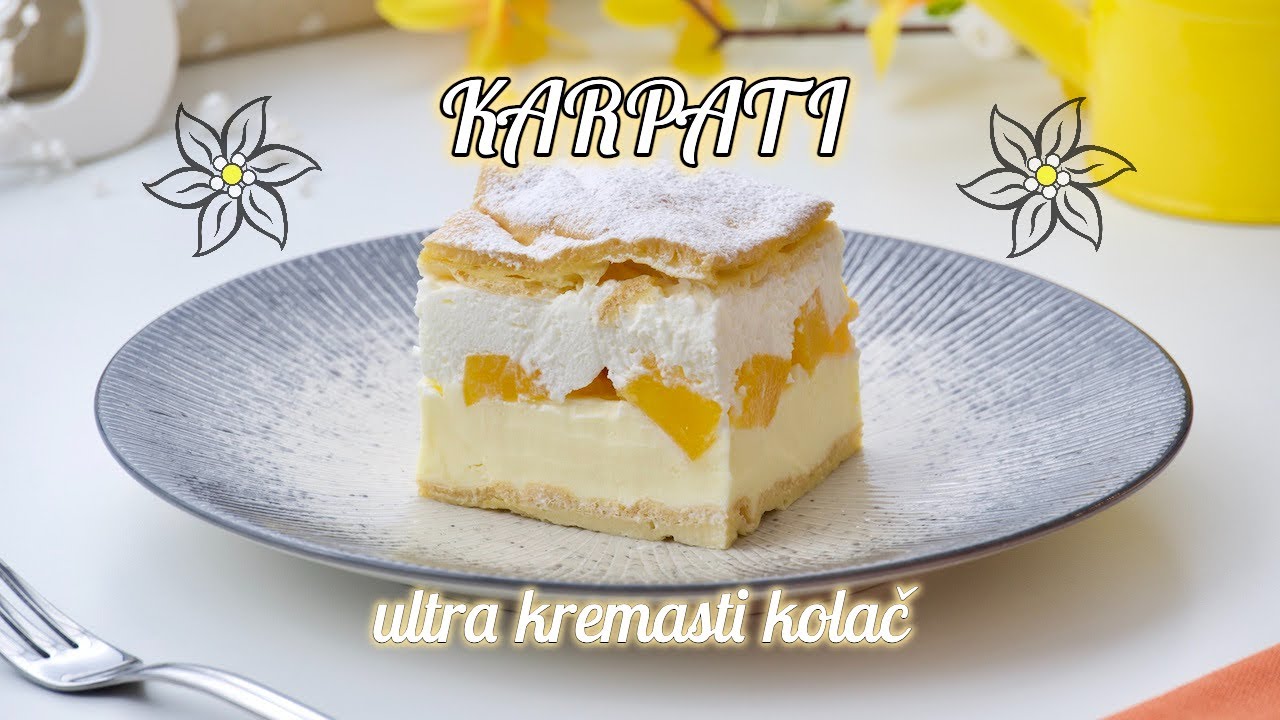 Ultra KREMASTI KOLAČ predivnog izgleda i okusa - KARPATI! • ReciPeci Sandre Gašparić