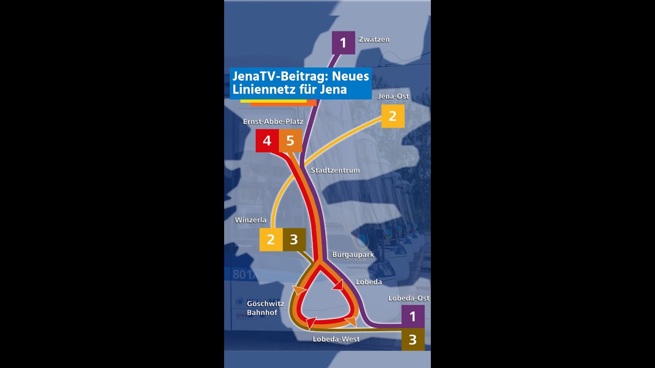 Fahrplanwechsel beim Jenaer Nahverkehr am 15.12.25 (JenaTV-Beitrag, 12.12.25)