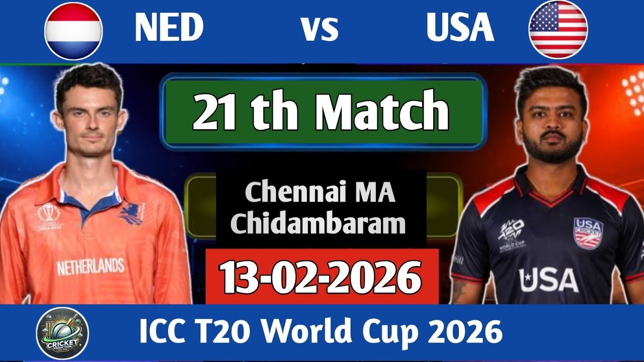NED vs USA T20 | ICC T20 WC 2026 | Match Analysis & Prediction | Netherland vs USA T20 Prediction