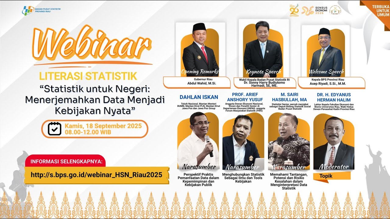 Webinar Literasi Statistik 2025 