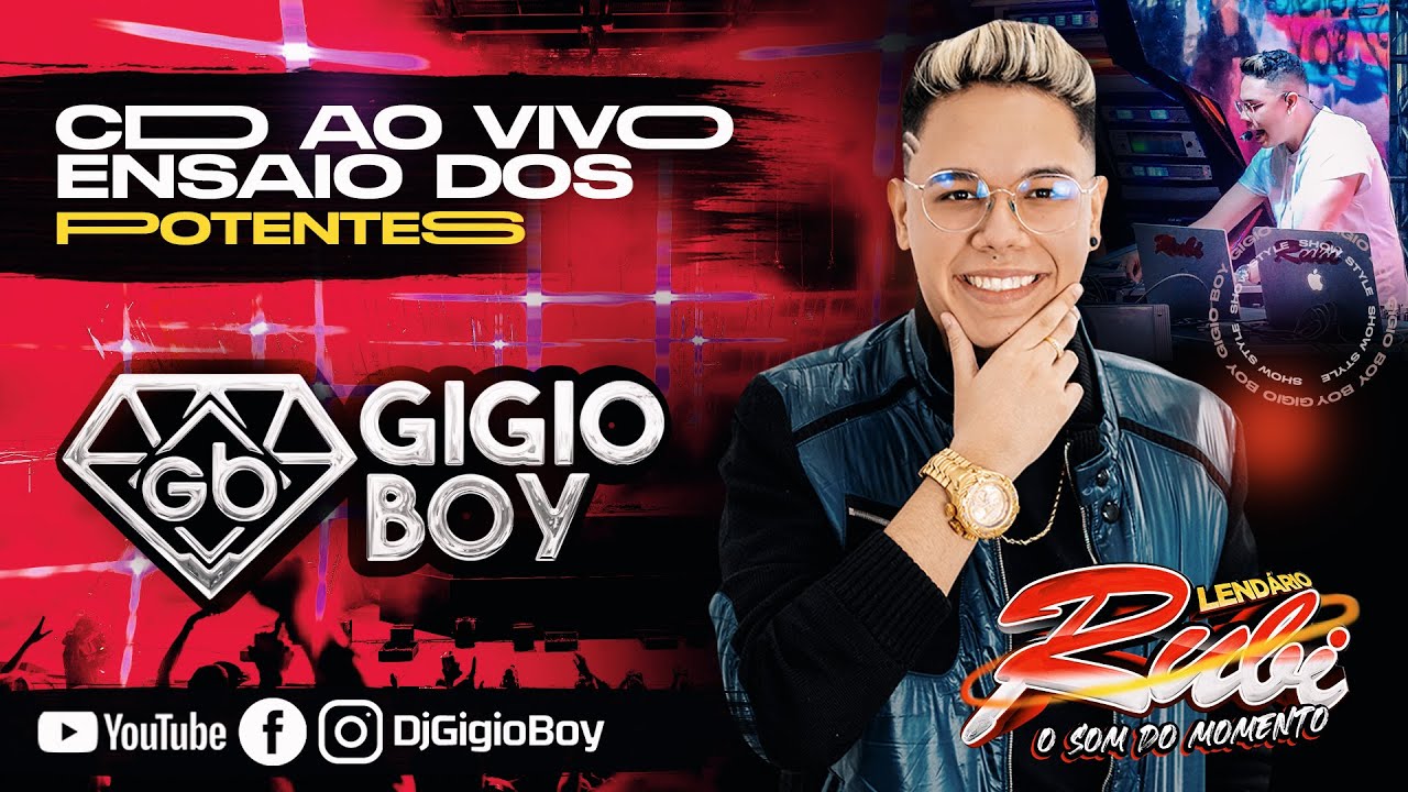 CD DE MARCANTES GIGIO BOY AO VIVO NO ENSAIO DOS POTENTES DO BREGA 25,05,22