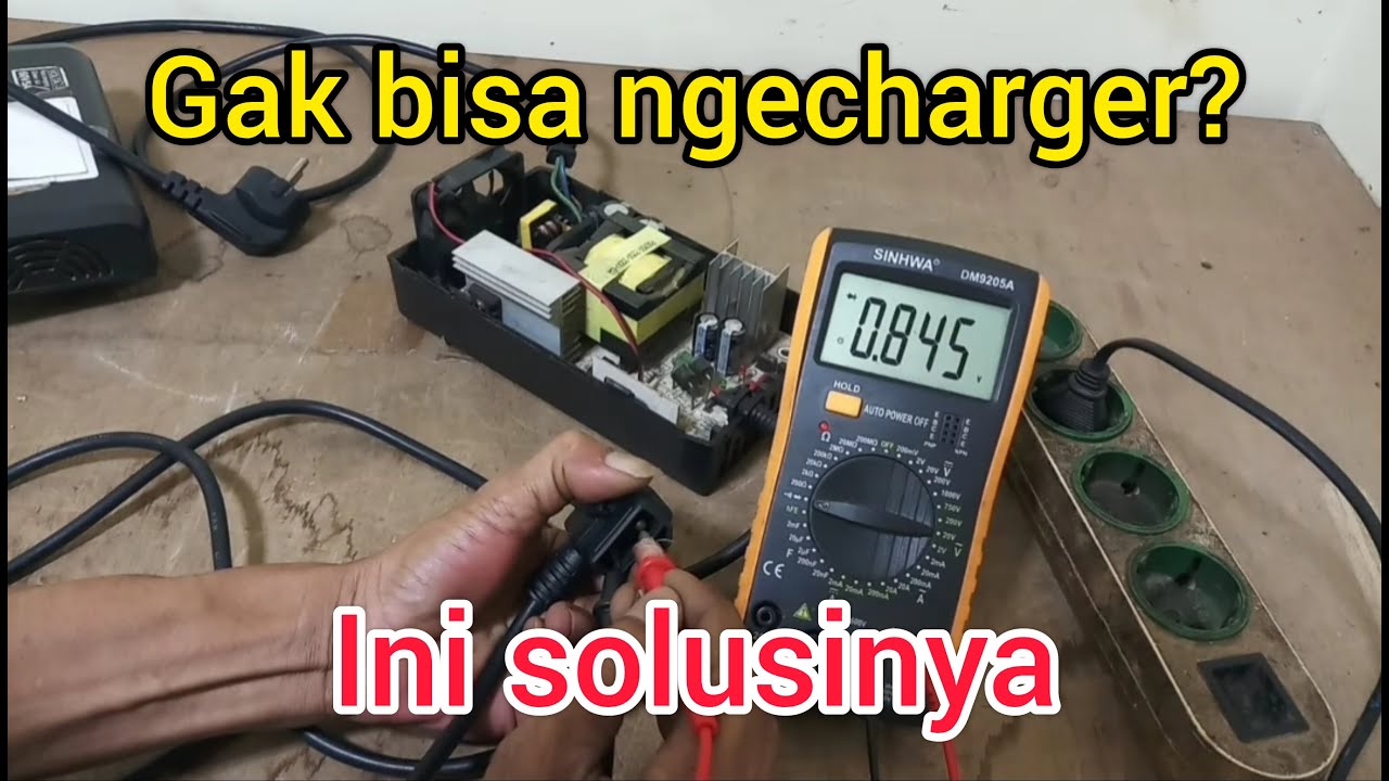Cara perbaiki charger sepeda motor listrik