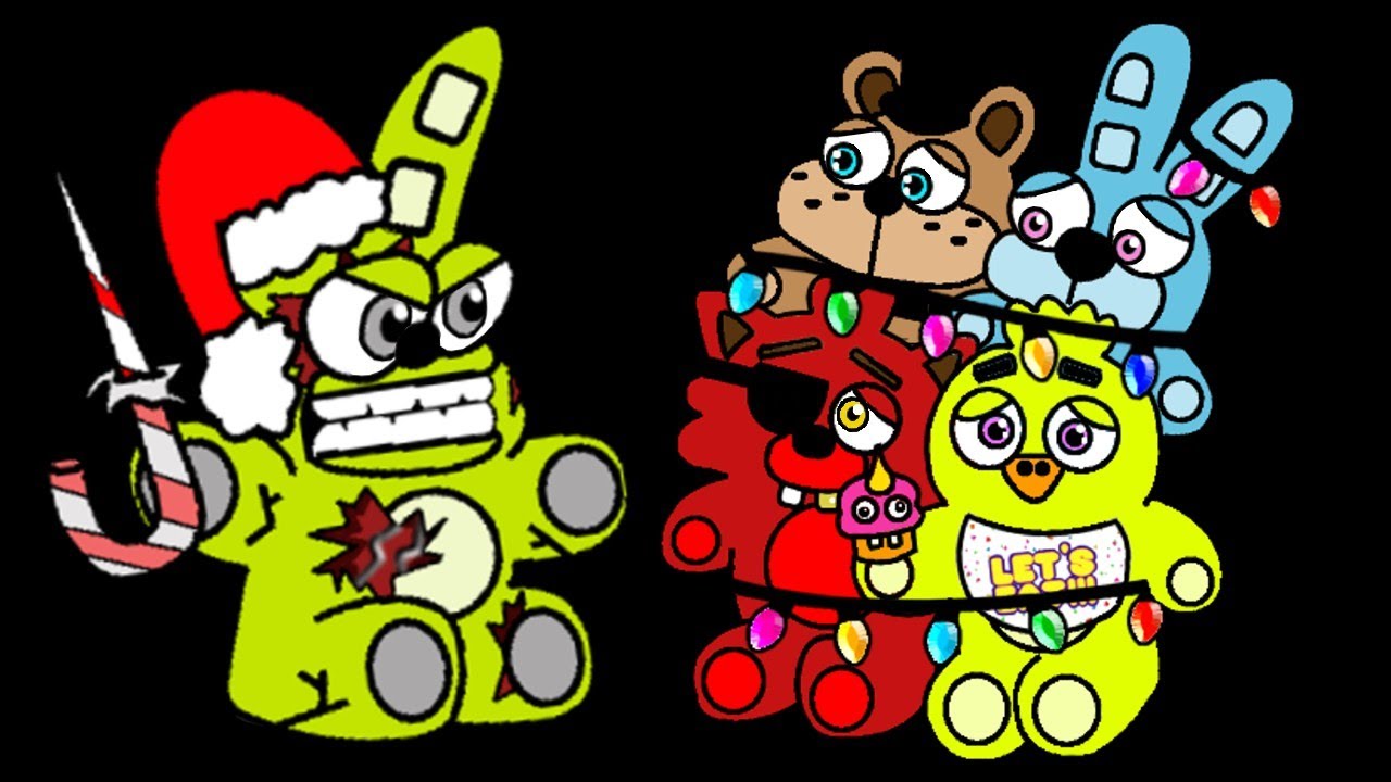 Five Nights at Freddy's Christmas Sensory Video!