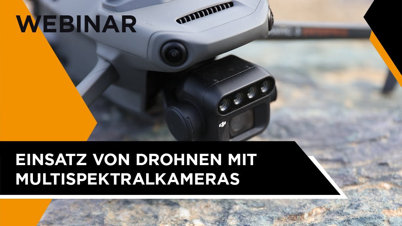 Webinar (Aufzeichnung) - Einsatz von Drohnen mit Multispektralkameras in der Landwirtschaft!