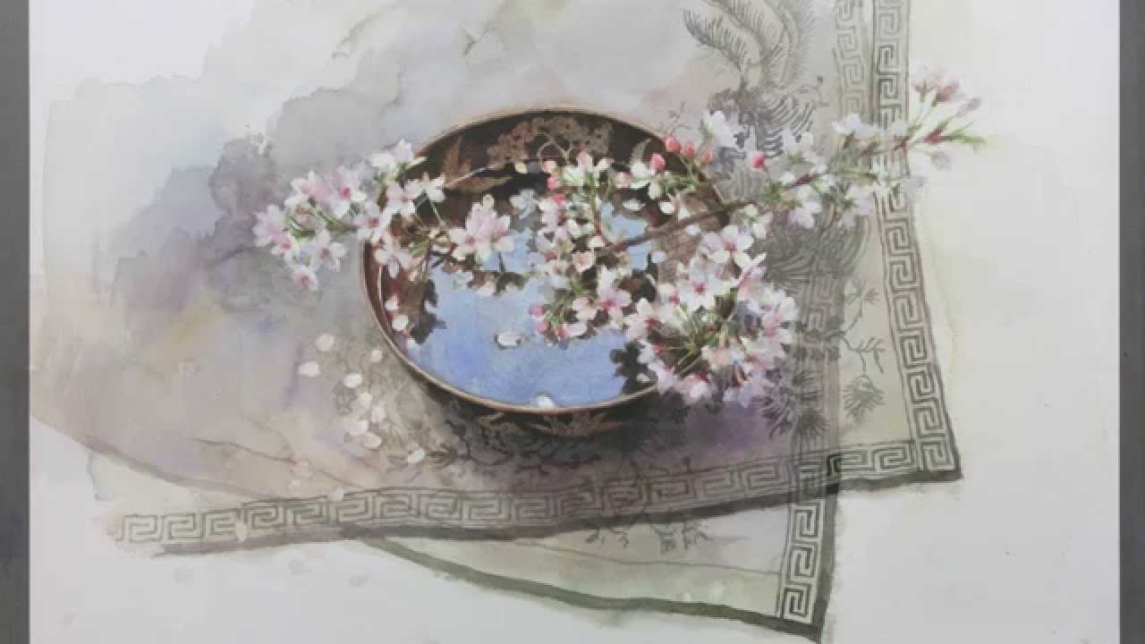 Cherry blossom - Watercolor process