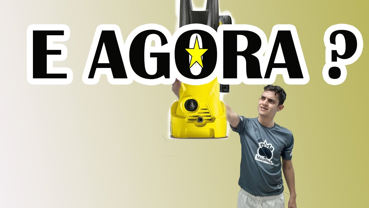 LAVADORA DE ALTA PRESSÃO KARCHER K2 - VALE A PENA ?