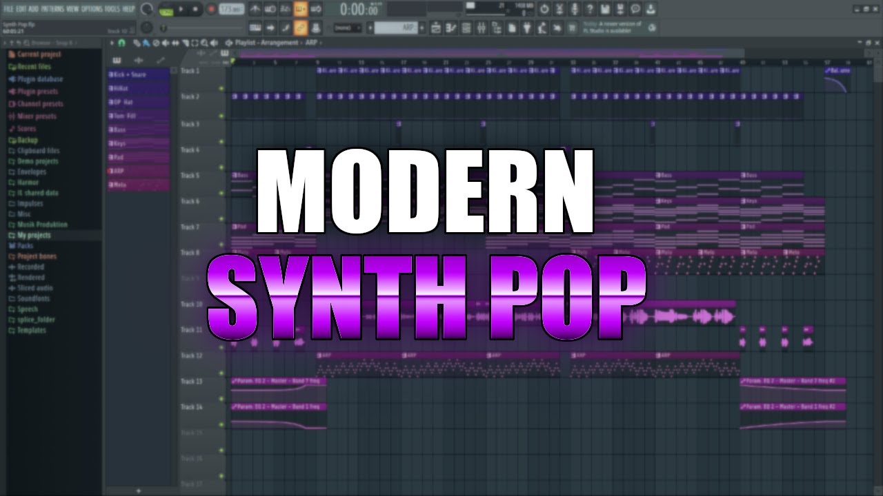 Modern Synth Pop Track produzieren | FL Studio