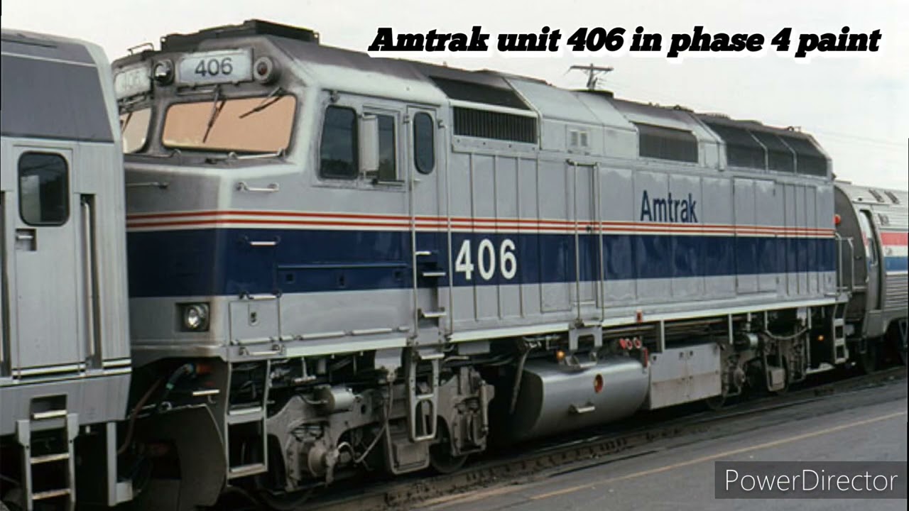 Amtrak F40PHR unit 406/NPCU 90406 Tribute