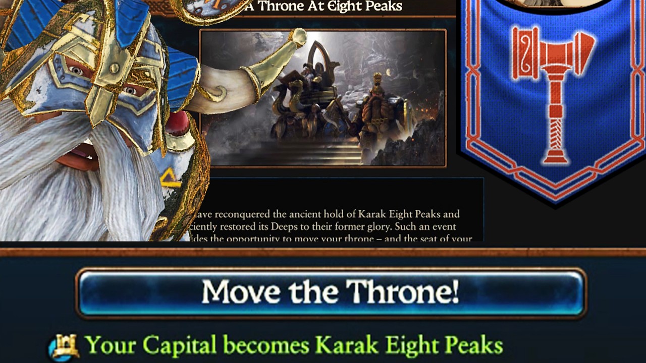 Now Belegar Can Move Clan Angrund's Capital to Karak Eight Peaks After Conquering It