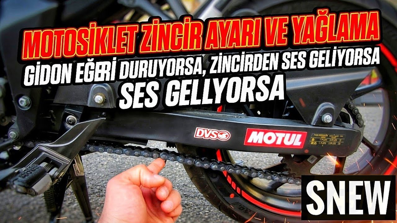 TVS APACHE RTR 200 4.BÖLÜM ZİNCİR AYARI BAKIMI YAĞLAMASI TUM DETAYLAR FABRİKA KULLANIM VERİLERİ İLE