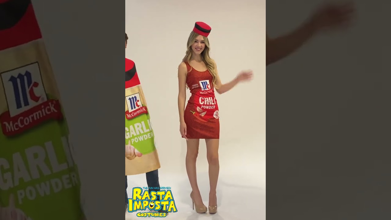 Rasta Imposta McCormick Chili Spice Dress & Garlic Powder Spice Costumes