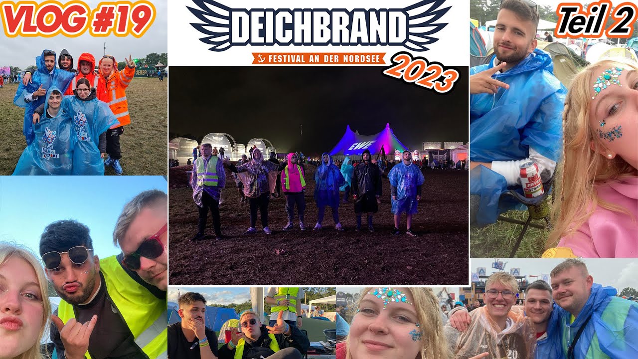 Deichbrand 2023 war noch wilder, nass & voller Schlamm 🔥💧 [TEIL 2] I VLOG #19 I Lordicem