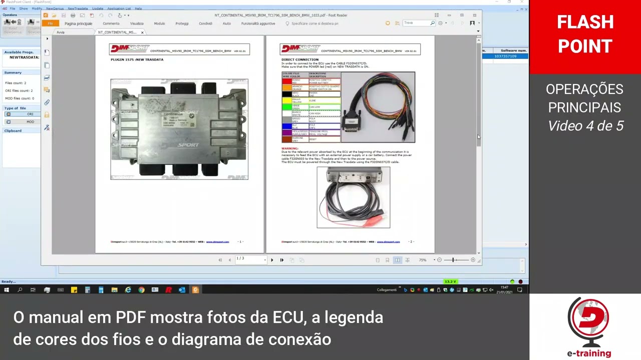 ler Ecu com o New Transdata e enviar arquivo Para Master