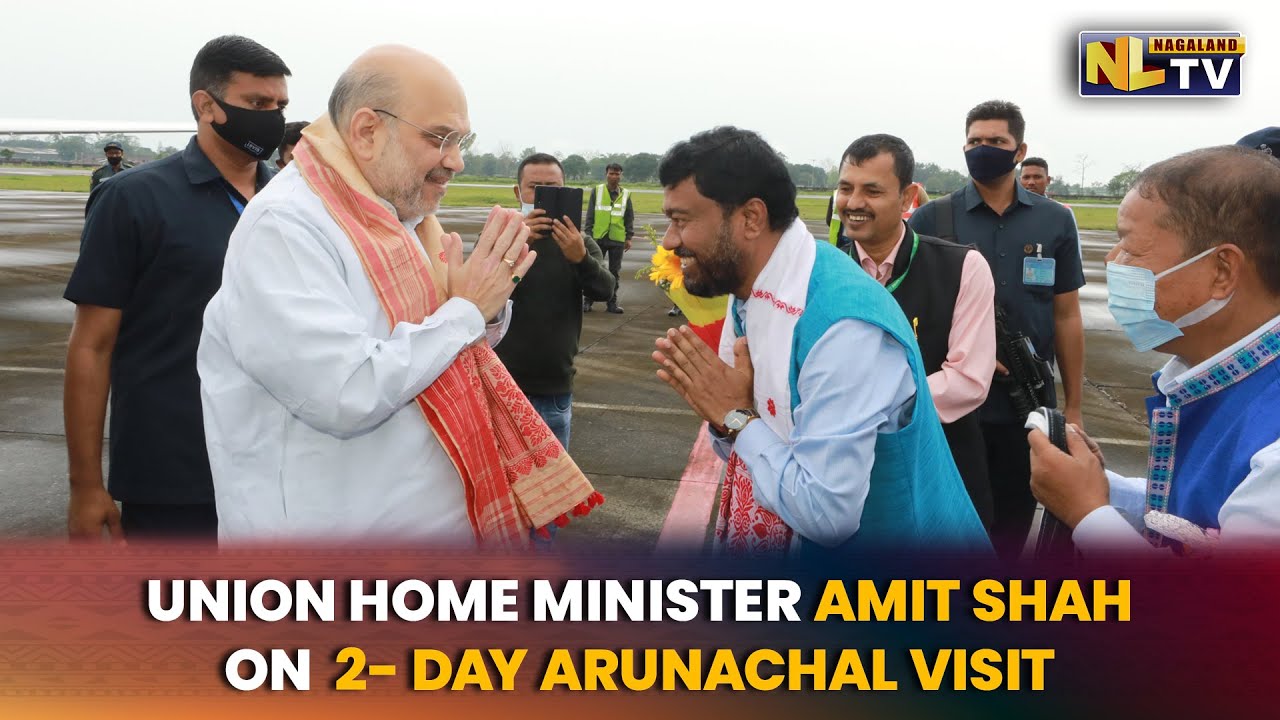 UNION HOME MINISTER EMBARKS ON A TWO-DAY VISIT TO ARUNACHAL PRADESH