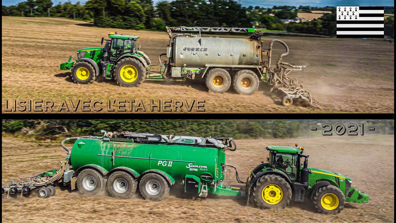 8400R et 6250r &agrave; l'&eacute;pandage de lisier 2021 | ETA Herv&eacute;
