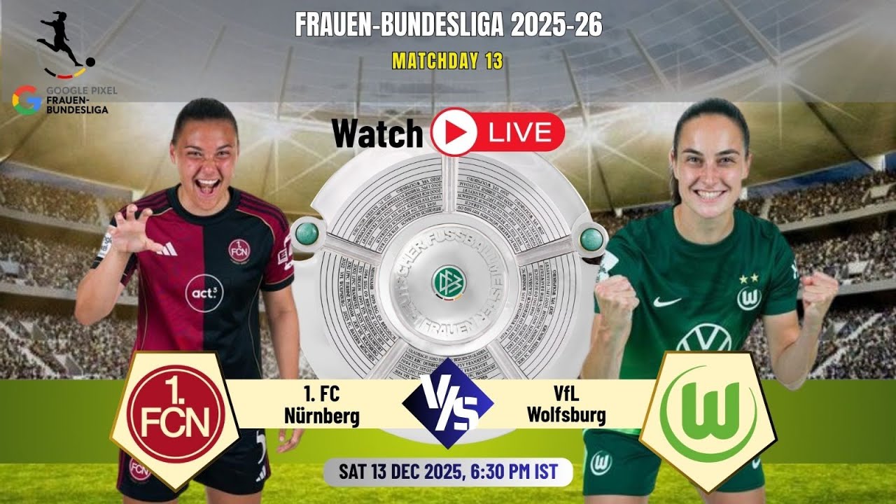 LIVE : 1.FC N&uuml;rnberg 🆚 VfL Wolfsburg