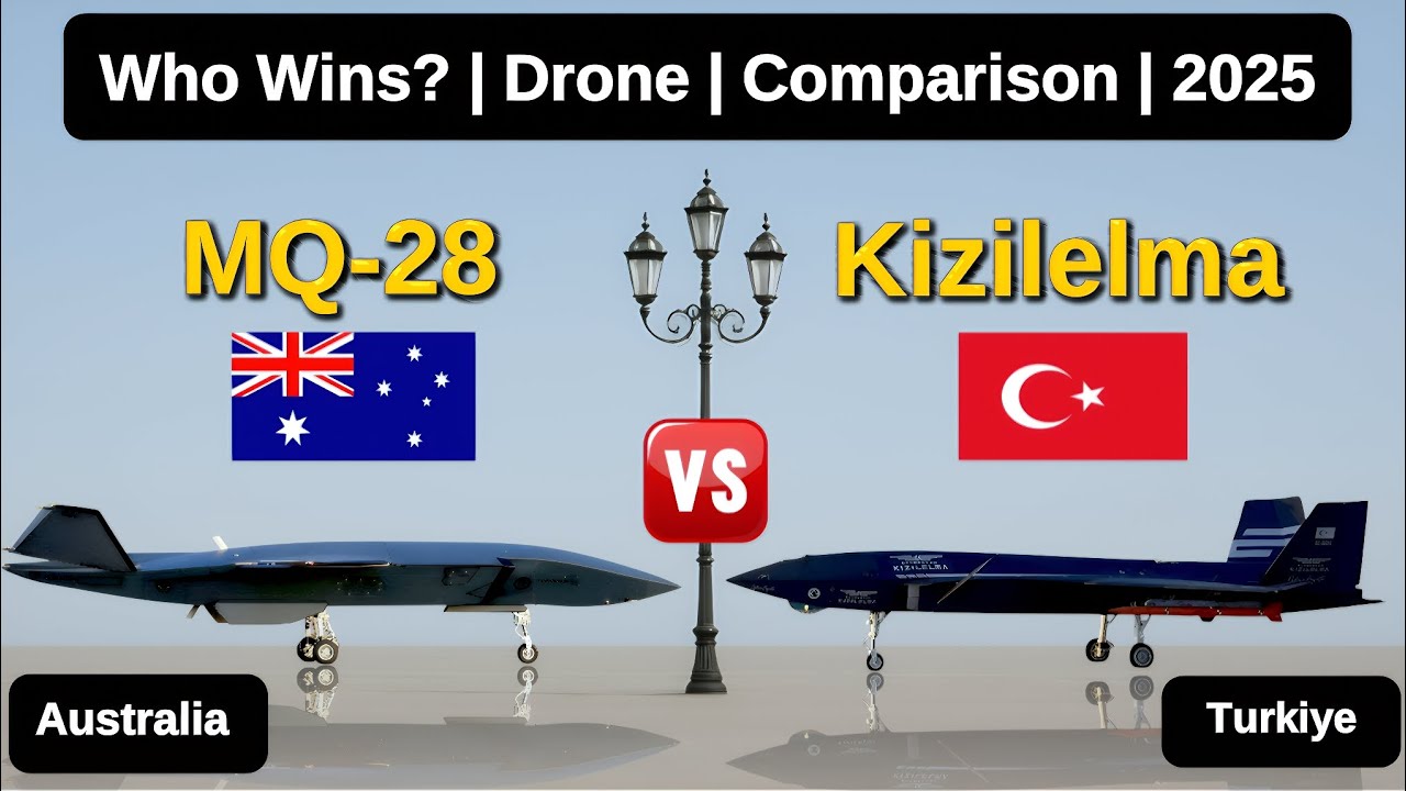 MQ-28 Ghost Bat vs Kızılelma | Next-Gen Drone Fighter Comparison 2025