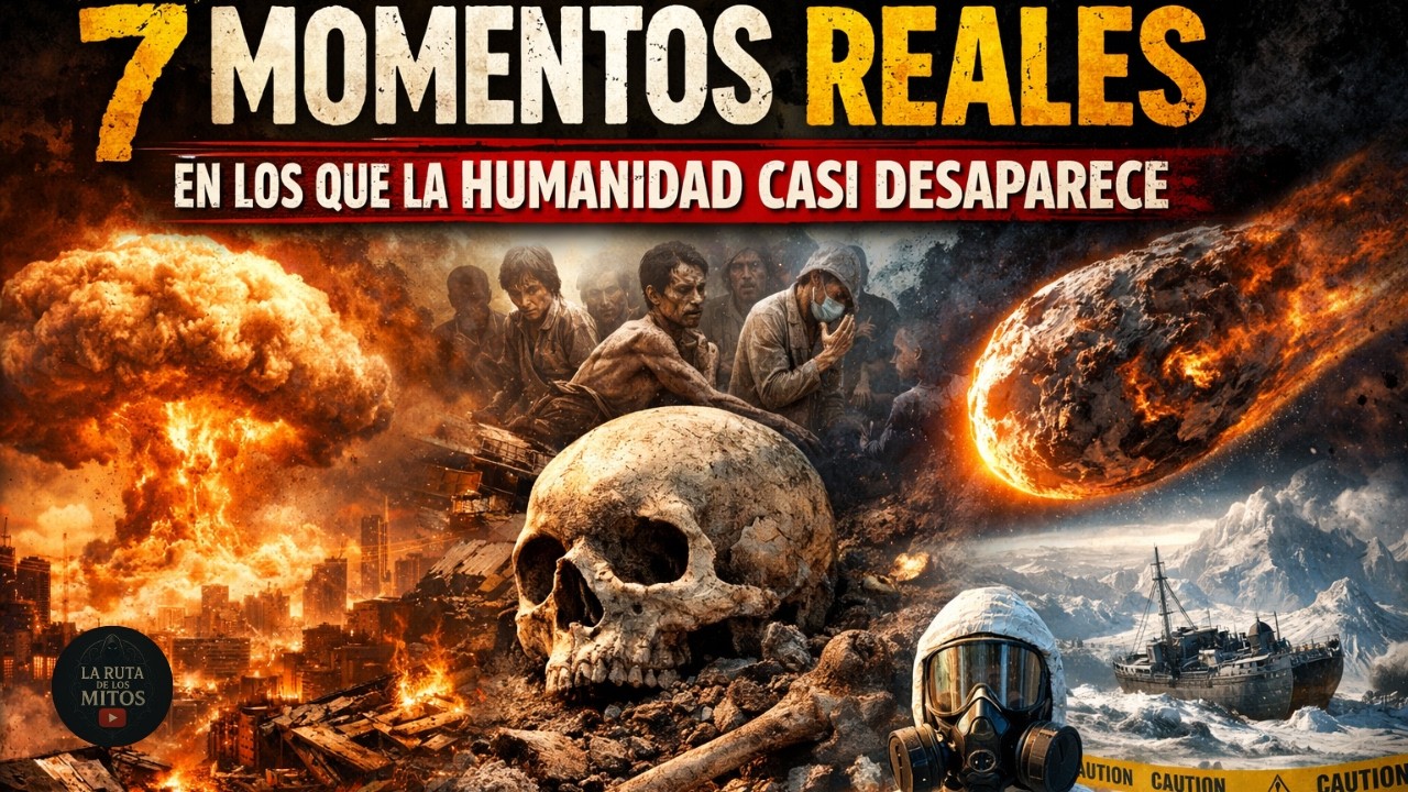 7 Momentos Reales en los que la Humanidad Casi Desaparece