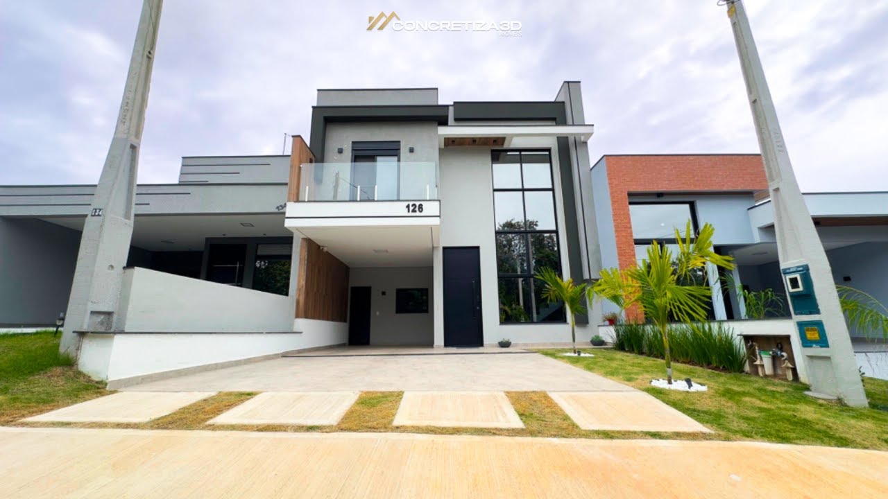 Tour Pelo Sobrado de 200m² Projetado e Construído pela Concretiza3D.