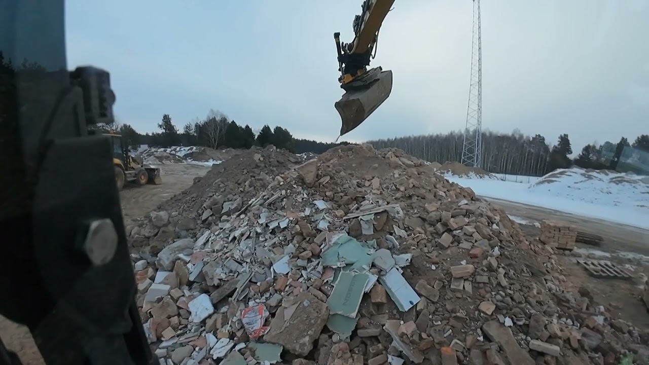 Caterpillar m317f/ głowice engcon.