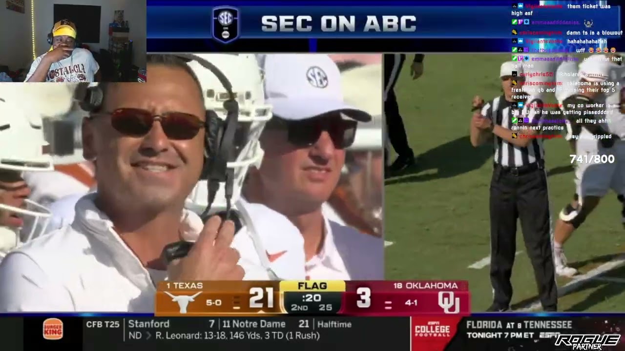 JuJuReacts To #1 Texas vs #18 Oklahoma | Red River Rivalry | 2024 Full Game Highlights